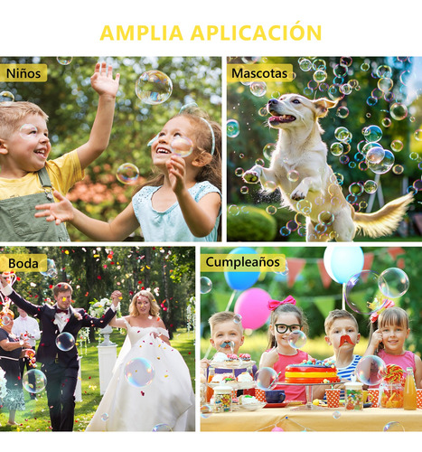 Bazooka Bubble Machine Con 45 Agujeros De Burbujas