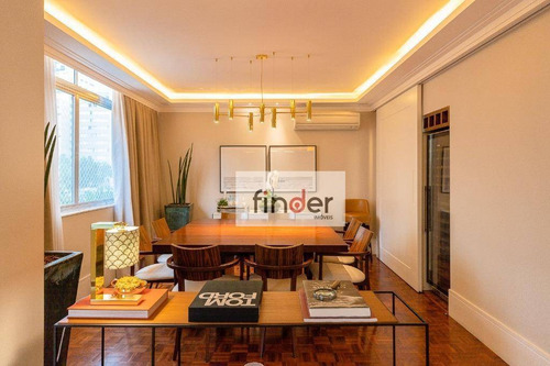Imagem 4 de 21 de Orleans Na Rua Caconde, 317 | Apartamento Reformado, 250 M², 3 Dormitórios, 2 Suítes E 2 Vagas. Jardim Paulista, 1.1 Km Parque Do Ibirapuera - Ap13224