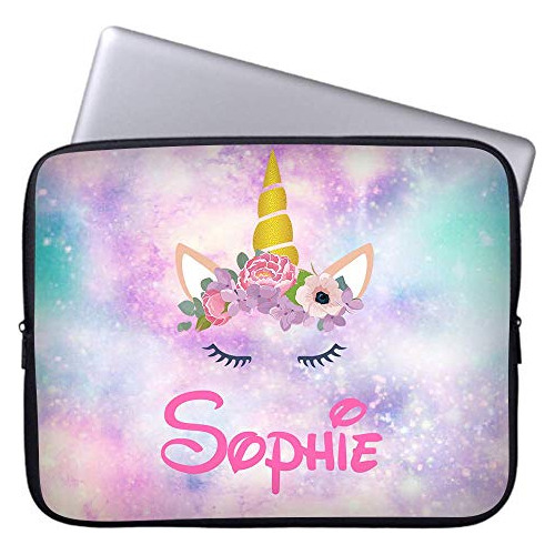 Funda Personalizada De Unicornio Para Laptop De 13 Pulgadas