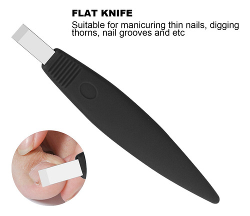 3 Herramientas De Cuchillo De Pedicura De Acero Inoxidable P