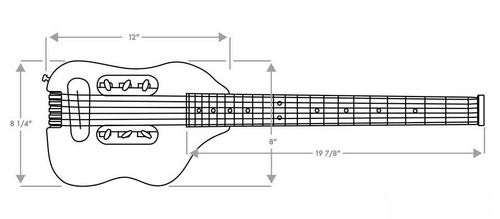 Imagen 8 de 10 de Guitarra De Viaje Electroacústica Traveler Escs Nat