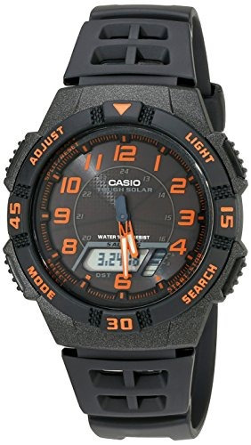 Casio Mens Aqs800w 1b2vcf Slim Solar Multi