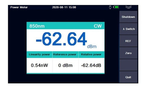 Mini Otdr - Sm - 1310/1550 - 100km Con Opm Ols Vfl Red