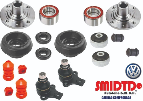 Kit Rotulas Baleros Mazas Bujes Goma Barra Vw Jetta A3 96-99