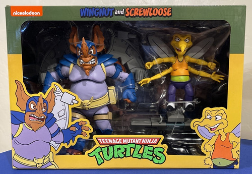 Wingnut Y Screwloose Tmnt Tortugas Ninja Neca Turtles