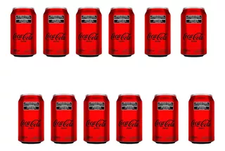 Coca-cola Sin Azúcar Lata 354ml X12 Zetta Bebidas