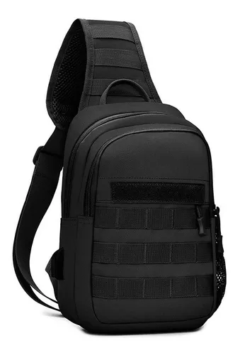 Mochila Táctica Militar Pechera Escolar Mariconera Bolsa Viaje Salida Usb Cargador Celular | Envío gratis