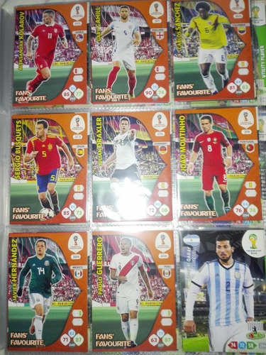 Carta Adrenalyn Xl Brasil 2014-ezequiel Garay