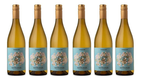 Vino Flores Blancas Viognier 750ml Caja X6 Zuccardi Oferta