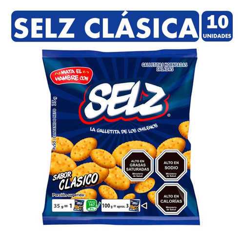 Selz Sabor Clásico Arcor - Galletas (pack Con 10 Unidades)
