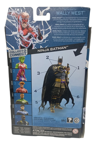 Dc Multiverse The Flash Wally West Sin Baf Mattel (Usado)