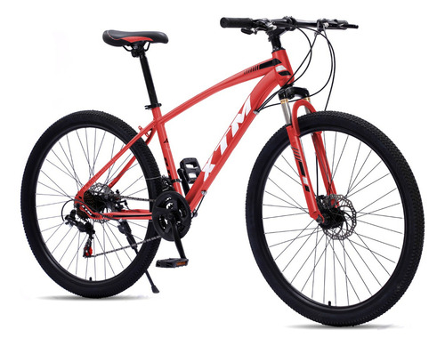 Bicicleta Montaña Freno Disco Rodado29 Aluminio Shimano Color Rojo