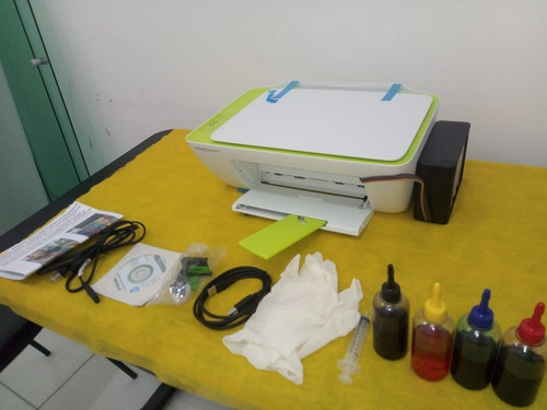 Multifuncional Hp 2135+bulk Montado+ Brindes+tintas+promoção