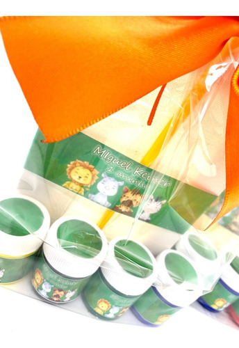 Imagem 2 de 4 de Kit Lembrancinha Pintura Safari - 10 Kits