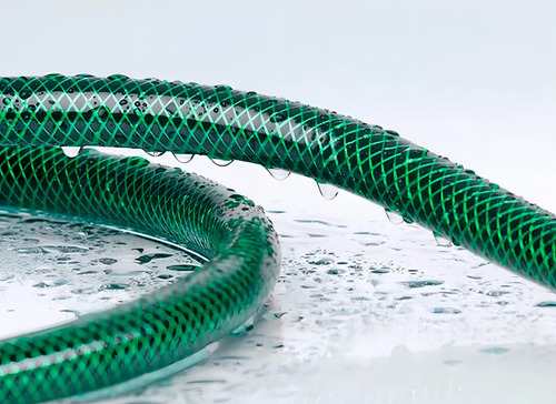 Manguera Riego 1 '' Reforzada Rehau Rausan X25m Color Verde