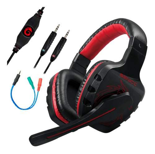 Auricular Gamer Microfono Gaming Pc Ps4 Xbox Skype Cuo