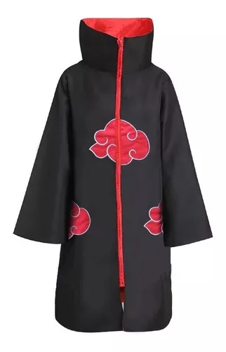 Capa Manto Akatsuki Barato Infantil Itachi Cosplay Nuvem Vermelha