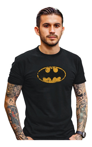 Playera Batman Burton Figura Película Cómic Clásico 