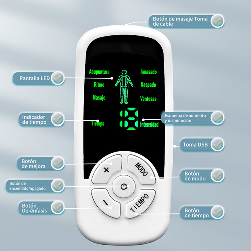 Masajeador Digital Para Terapia De Alivio Muscular