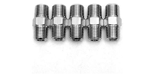 Fitting De Acero Inoxidable 316, Hex Npt 1/4puLG, Pack De 5