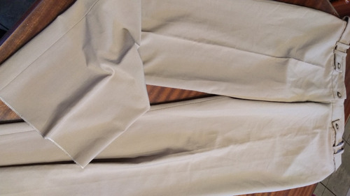 Pantalon Gv Beige ,botones T Xl