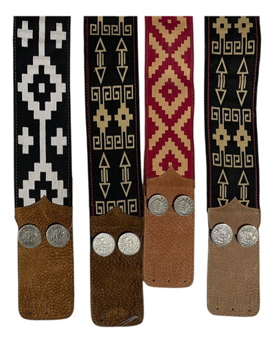 Tirador Culero Cinturón Gaucho C/moneda Imitación Carpincho 93cm - Número 5 Variado