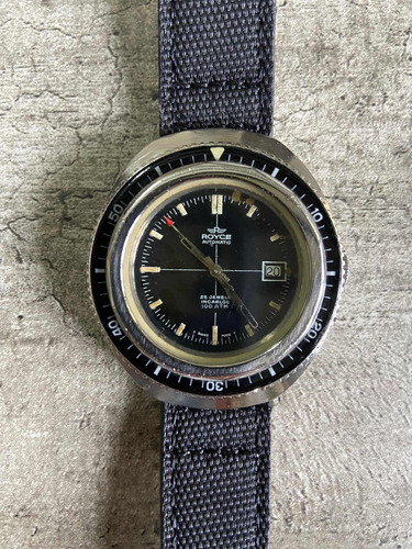 Reloj Royce Vintage Diver No Omega Tudor Cartier Breitling