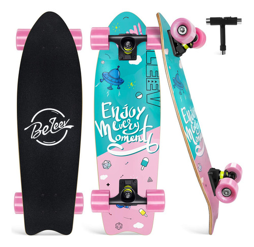 Beleev Cruiser Patineta 68,6 X 20,3 Cm 7 Capas Ews