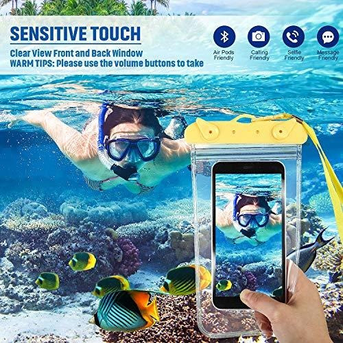 6 Bolsa Impermeable Para Transparente Telefono Celular 4r