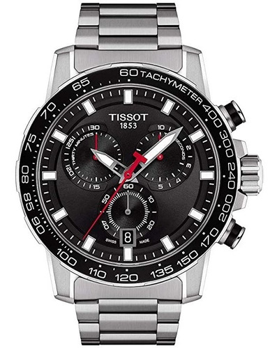 Relógio Tissot Supersport T125.617.11.051.00 Preto 45.5 Mm