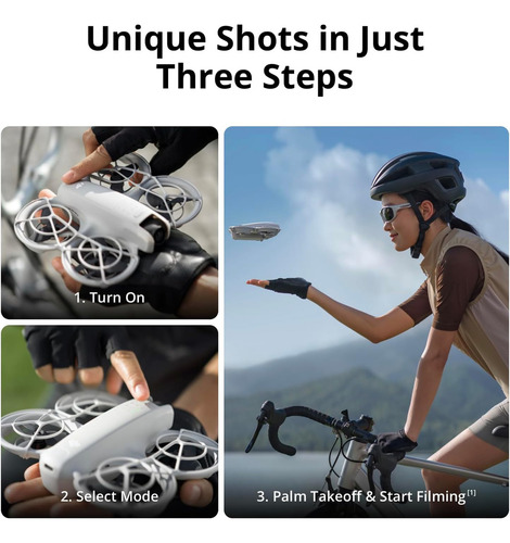 Combinação De Três Baterias Dji Neo, Mini Drone Com Câmera 4