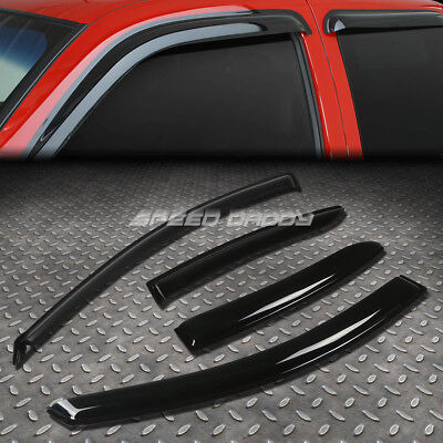 For 10-13 Mazda 3 I/s 4dr Smoke Tint Window Visor Shade/ Oad