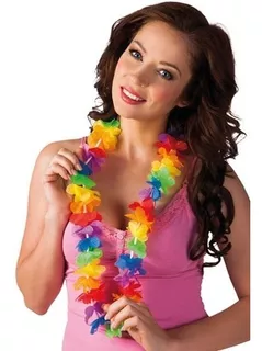 Hora Loca Collar Hawaiana Neon