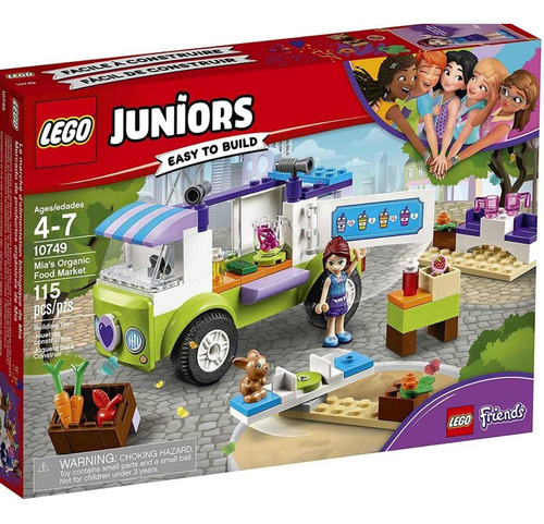 Lego Friends 115 Pzs Mercado Organico De Mia Original 10749