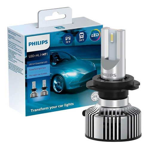 Kit Led Philips H7 Ultinon Essential 6500k Premium Premium