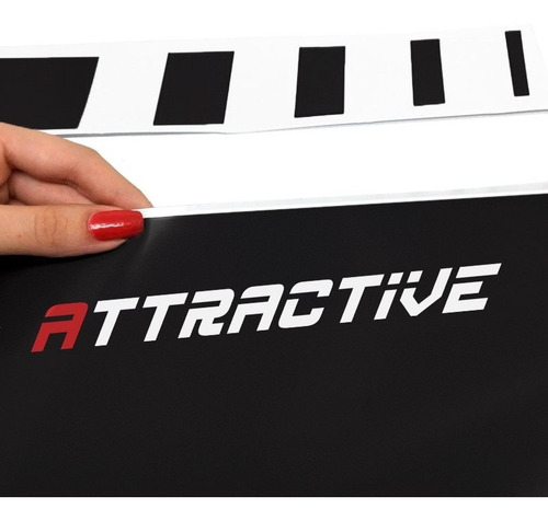 Imagem 4 de 6 de Faixa Palio Attractive 2012/2016 Adesivo Lateral E Traseiro
