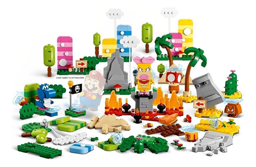 Conj. Caixa De Ferramentas Criativa - Lego Super Mario 71418