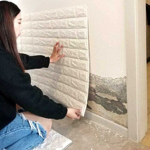 Pared Decowall Placa Auto-adhesiva! 3d! Envios Por 4 Placas!