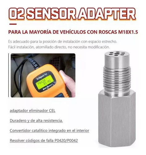2mini Catalizador Sensor De Oxigeno Apaga Código P0420 P0430