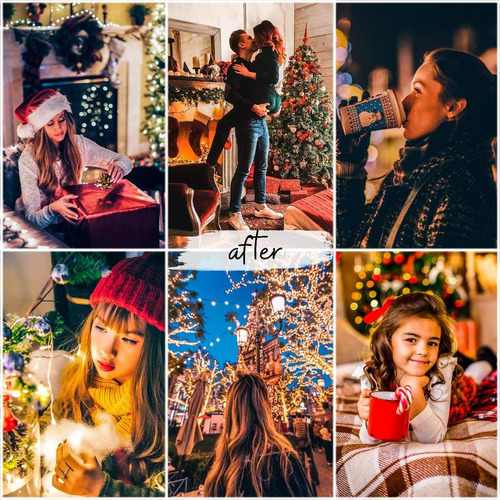 Navidad Lightroom Presets Iphone Android Filtros Instagram