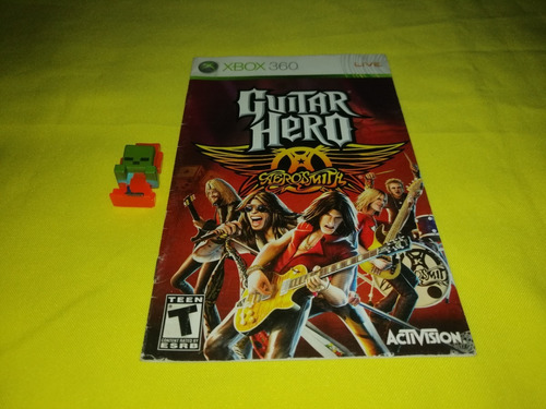 Guitar Hero Aerosmih Xbox 360 Original Solo Manual