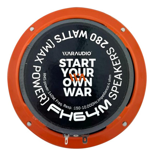 Waraudio Fh64m Medio Rango Foxhound 6 4 Ohms