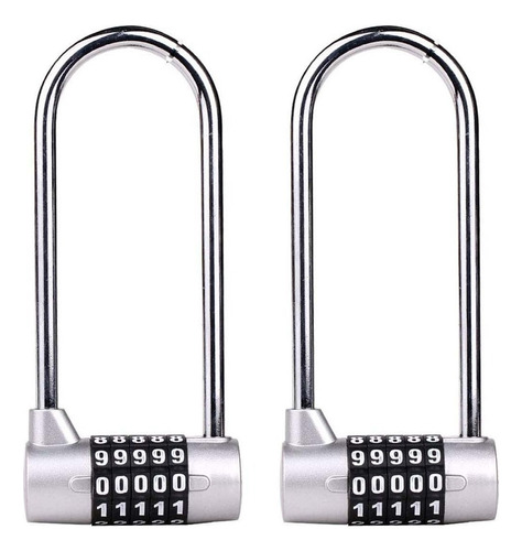 2pcs Cerradura Larga Con Contraseña Cerradura De Combinación