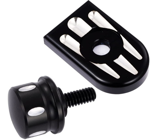  Seat Bolt Screw Cover Knob Tab Quick Mount For Harley ...