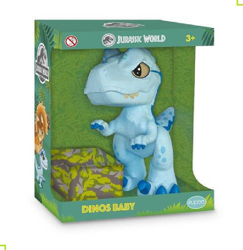 Dinossauro Blue Jurassic World Dinos Baby Pupee Brinquedos