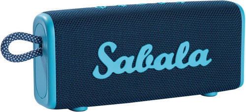 Mini Caixa De Som Sabala Dr-100 Com Bluetooth 110v/220v Cor Azul