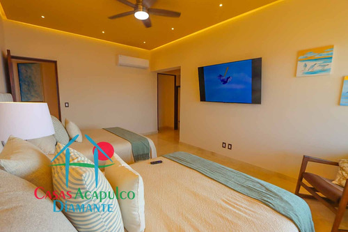 Cad Villa Emiliano. Con Terraza Con Alberca, Sala, Comedor, Bbq Y Vista A La Bahía De Acapulco