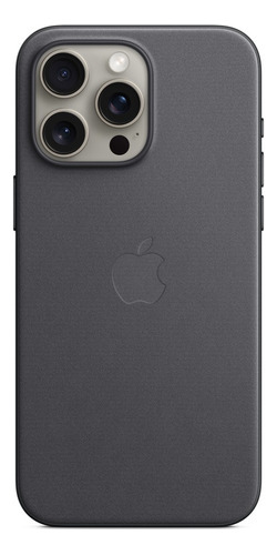 Funda Apple Finewoven Magsafe iPhone 15 Pro Max - Negro Liso