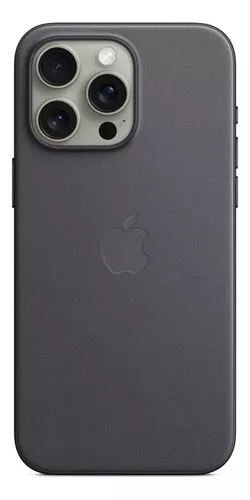 Funda de trenzado fino con MagSafe para el iPhone 15 Pro Max - Negro -  Apple (ES)