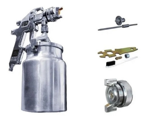 Imagen 2 de 4 de Pistola Para Pintar Por Succion 1000cc Bta Hvlp Asp1070
